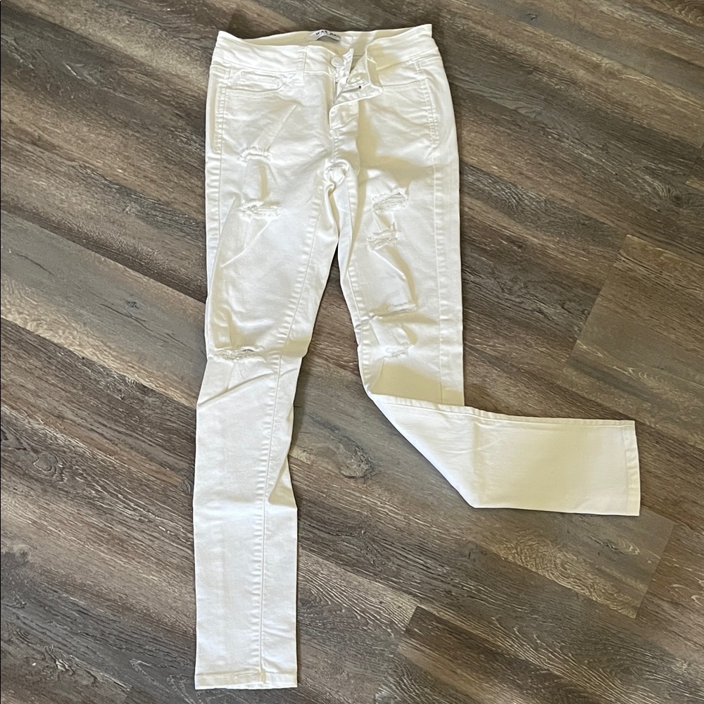 Wax Jean Women's High Rise White Jeans